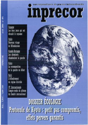 Couverture, Inprecor n° 491