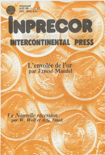 Couverture, Inprecor n° 67-68